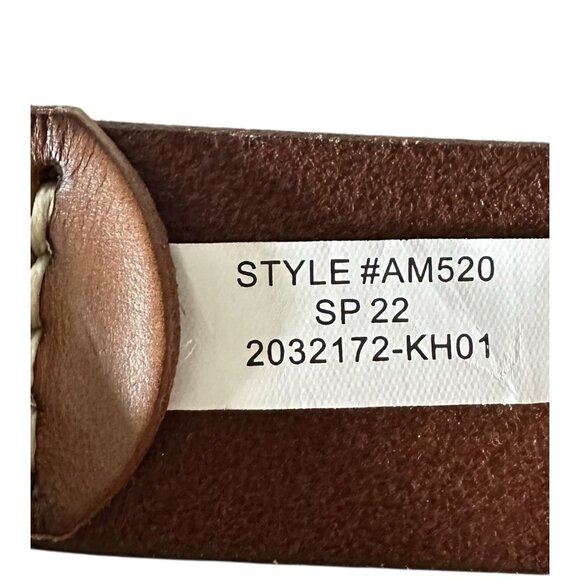 J Crew Brown Size 32 Genuine Leather Waist 40” X  1.25” - Picture 6 of 8